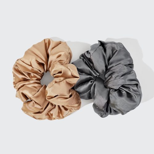 5670 SatinPillowScrunchies Sleep Charcoal Gold 1280x1280px