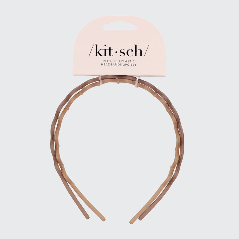 60459 Hair recycled plastic zigzag headband 2pc neutrals pkg 1280x1280px 1 59e8734b c759 40d9 9742 913ad06d49a0