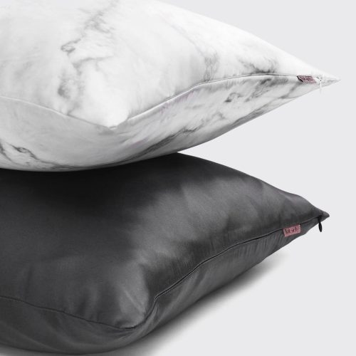 6271 6332 Sleep satin pillowcase marble charcoal 1280x1280px