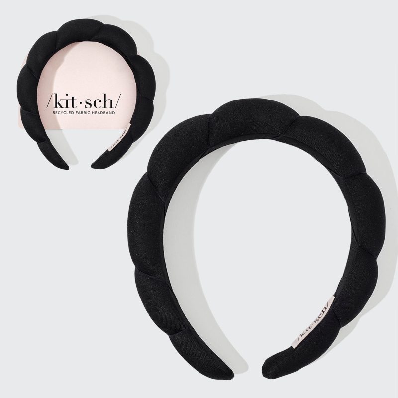 64242 RecycledFabricPuffyHeadband 1pc Hair Black pkg 1280x1280px a0ea6bc8 d1d2 4206 af0e 77f51077faa1