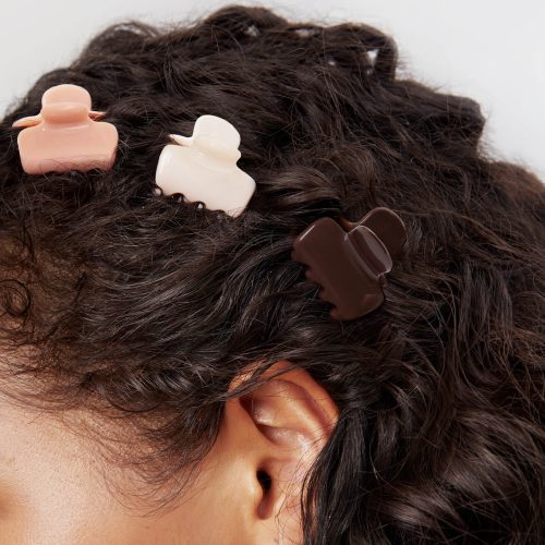 64273 RecycledPlastic MiniPuffyClawClips 8pc Model Hair Rosewood 2 1280x1280px