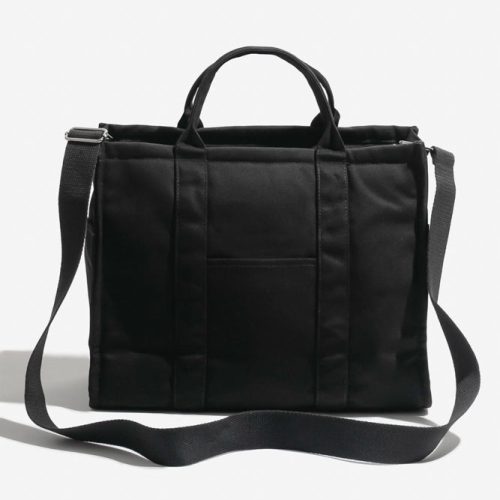 BF PF Black ToteBag Large Back