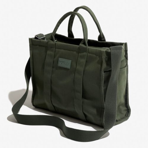 BF PF Sloane Tote Bag Reguar Juniper Front Angle 1