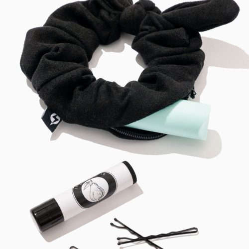 BeFulfilled Popflex Hair Scrunchie Black Unzipped