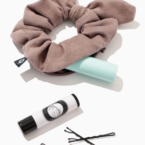 BeFulfilled Popflex Hair Scrunchie Pewter Unzipped