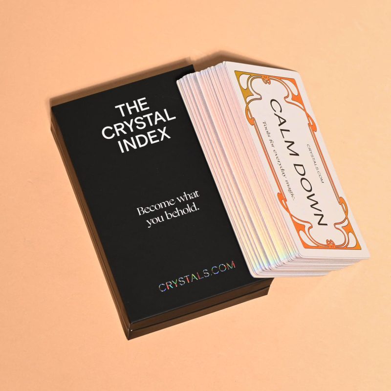 CRYSTAL INDEX card deck27465