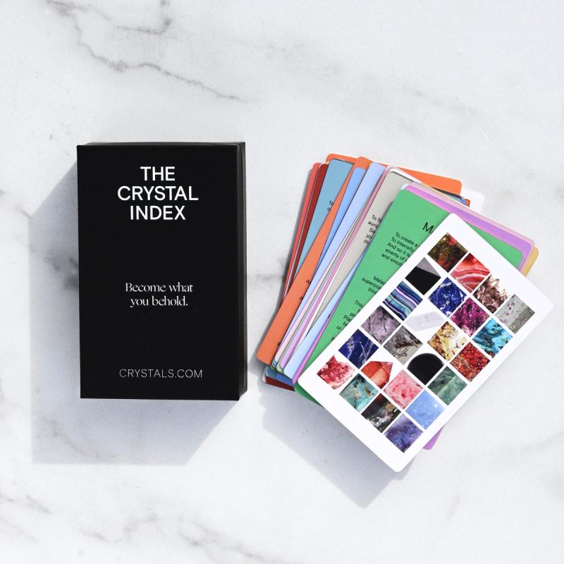 CRYSTAL INDEX card deck27544