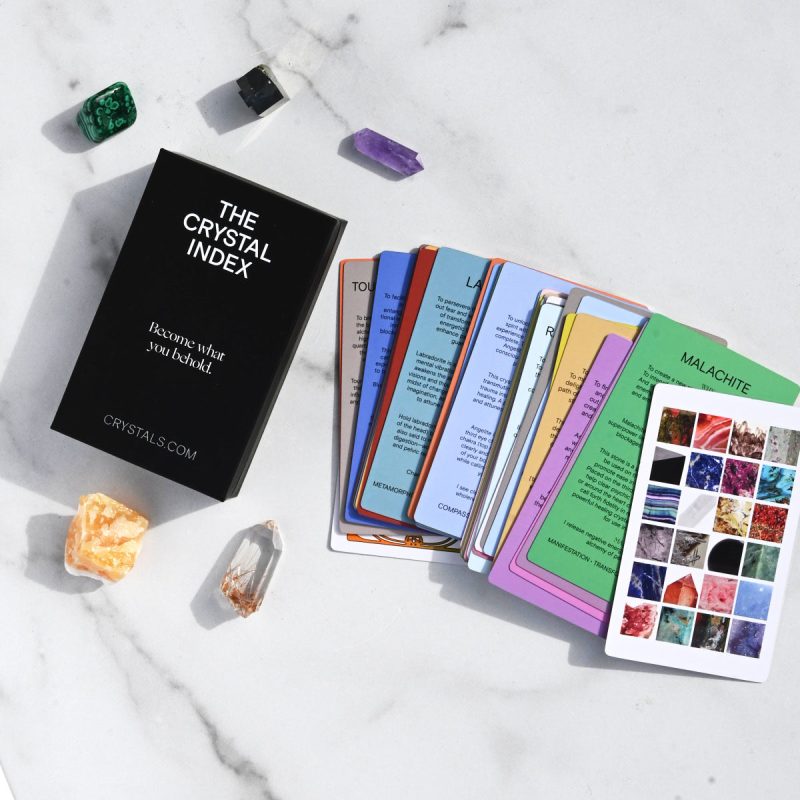 CRYSTAL INDEX card deck27567