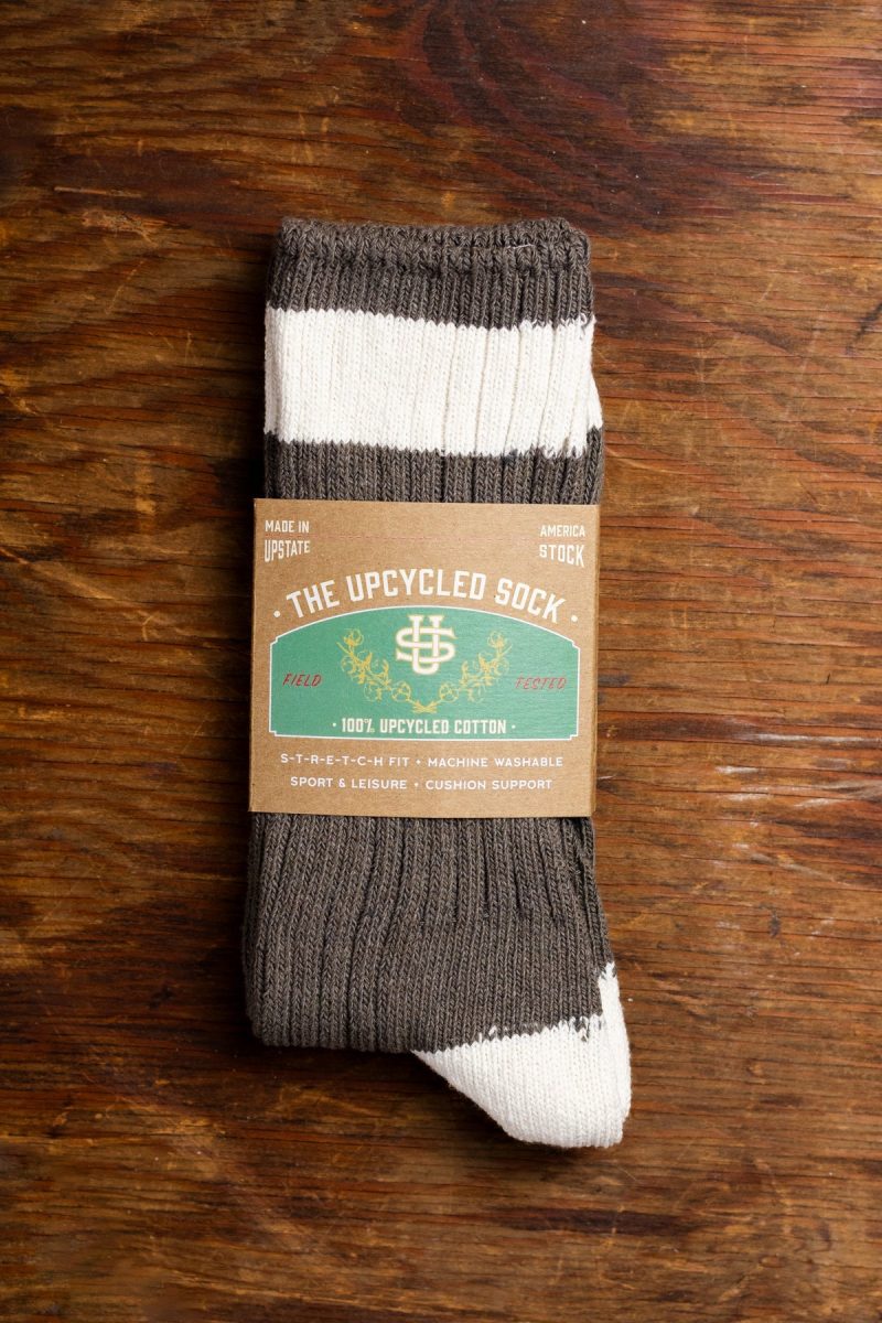 DarkGreyUpcycleSocks