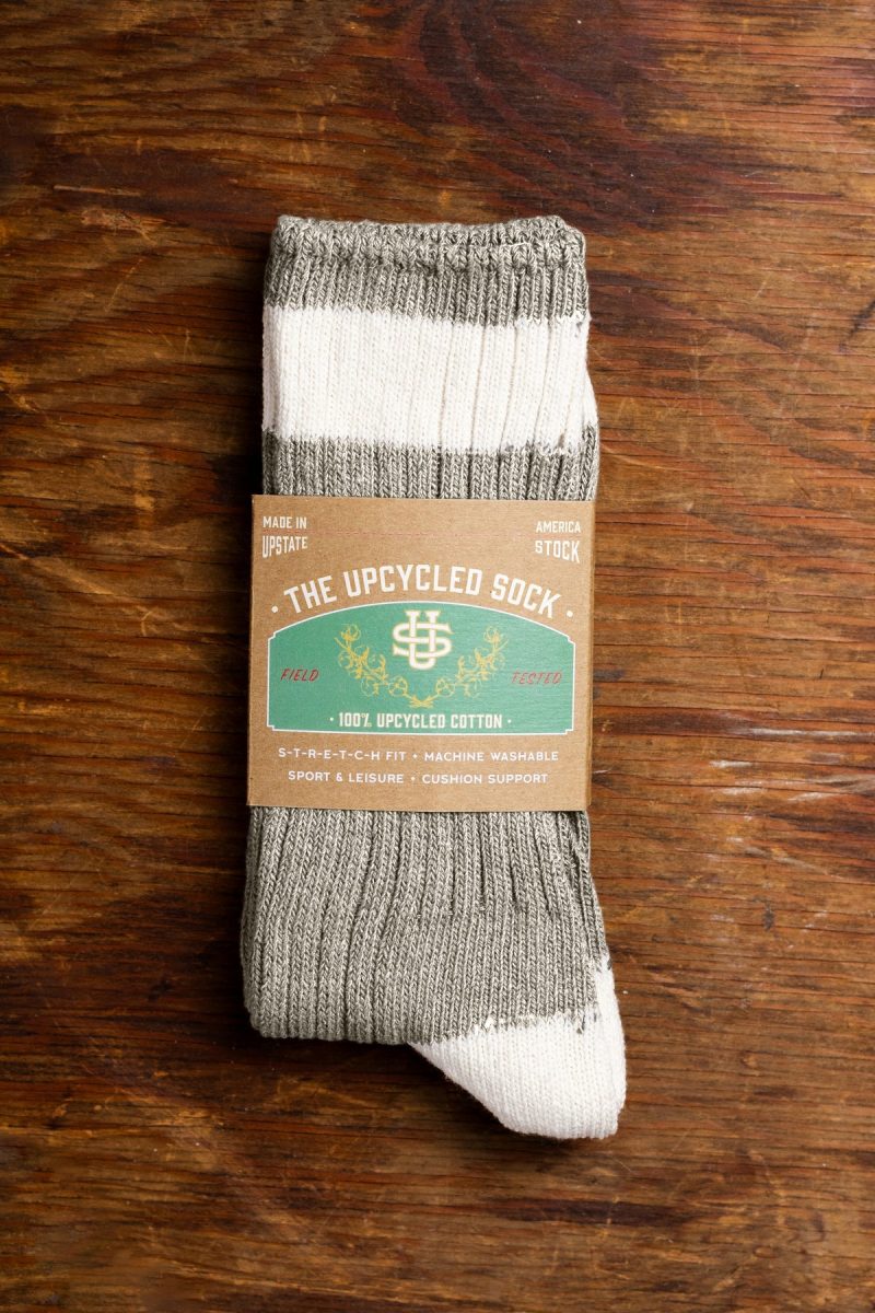 LIGHTGREY ColorMatchUpcycleSock