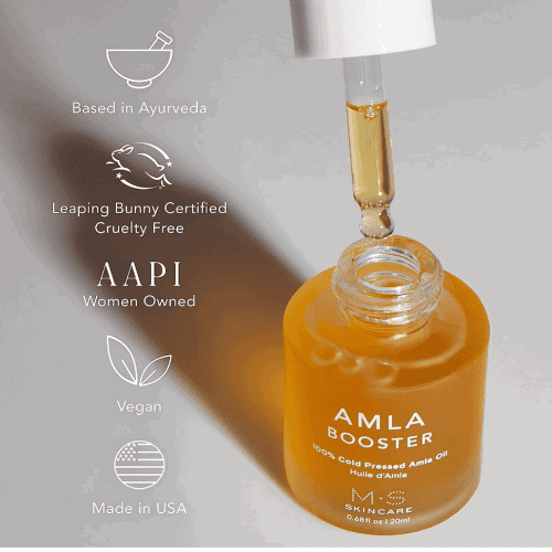 M.S Skincare Amla Oil with brand values