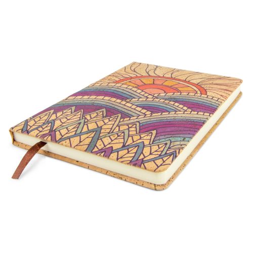 Mountain Magic Cork Journal Book Side