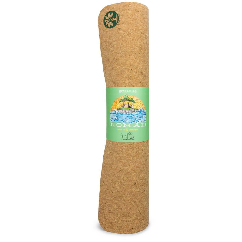 Nomad Cork Yoga Mat Rolled 05801999 e6b5 493a afb3 1a1a7e8638e6