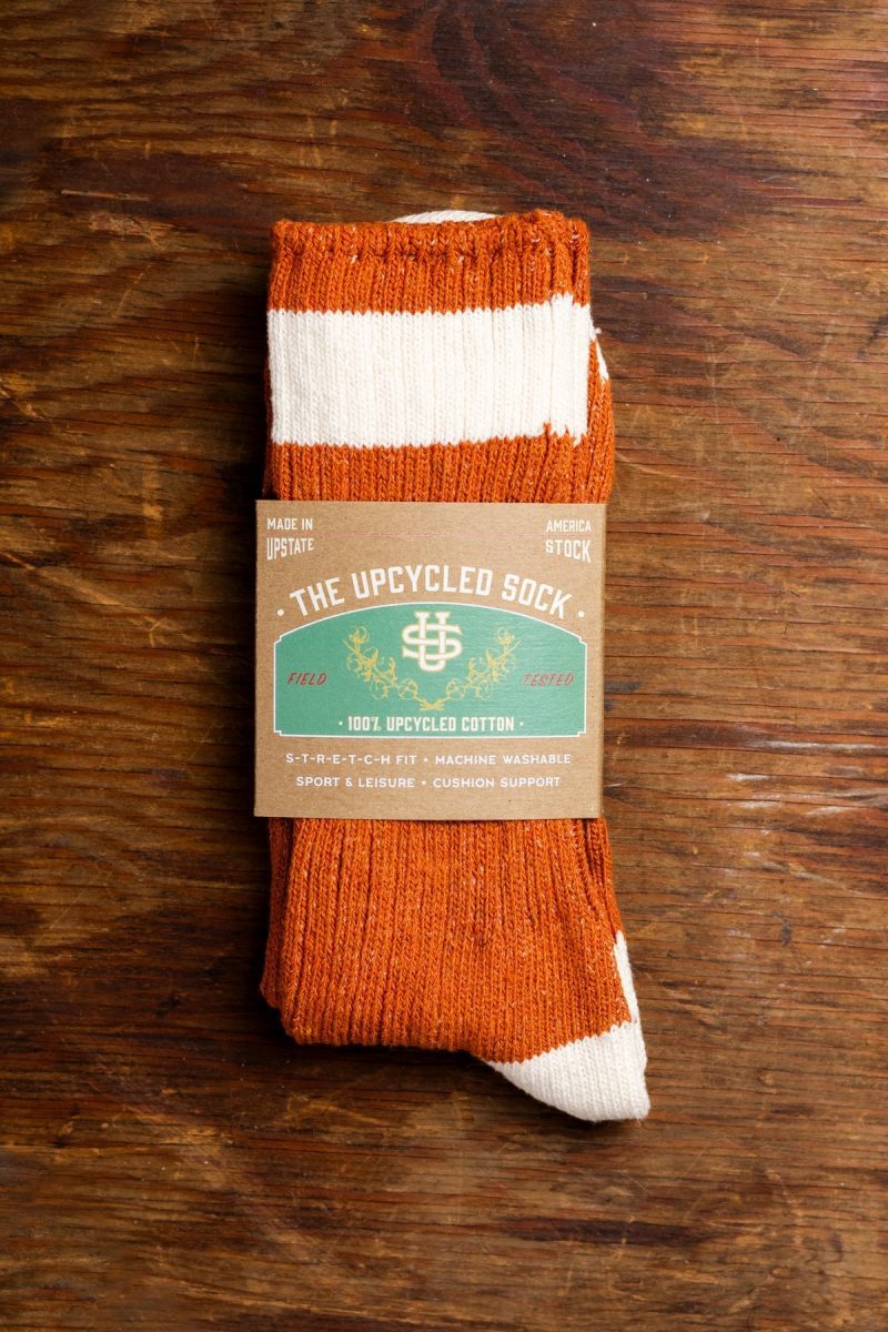 OrangeUpcycleSocks