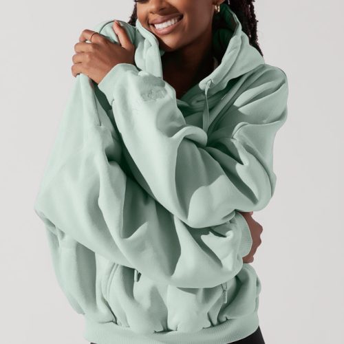 PulloverCloudHoodie Mint 5022 0292 Edit