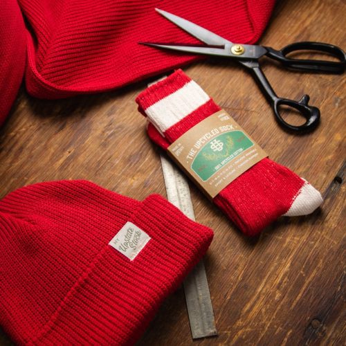 RedCreativeVertical2UpcycleSocks