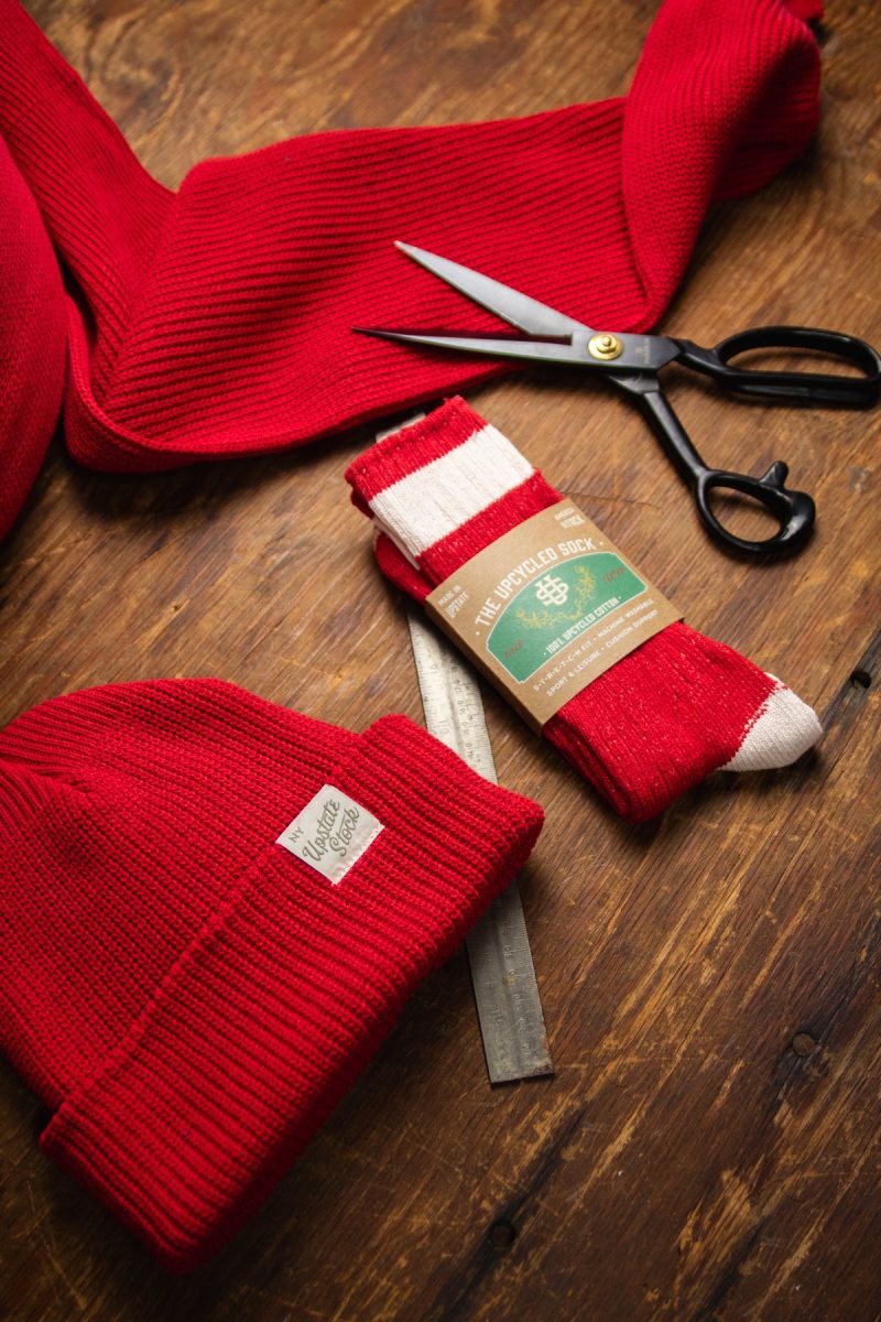 RedCreativeVertical2UpcycleSocks