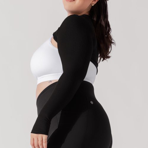 Releve Ribbed Shrug Black 2026 2123 Edit