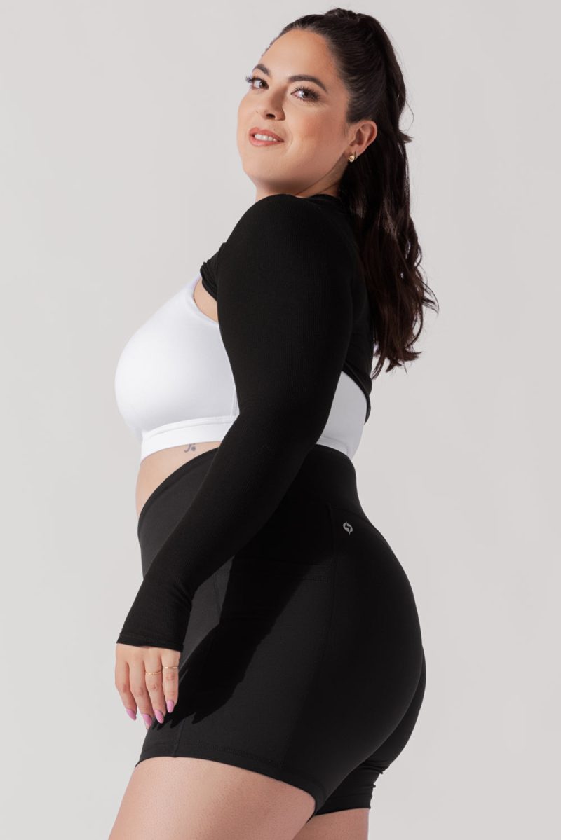 Releve Ribbed Shrug Black 2026 2123 Edit