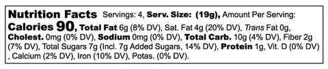 Ripple Effect Nutrition Label