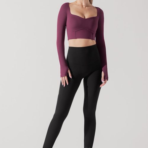 SoHoSweetheartLongSleeveCropTop Plum B1008 0907 Edit