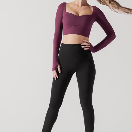 SoHoSweetheartLongSleeveCropTop Plum B1008 0916 Edit