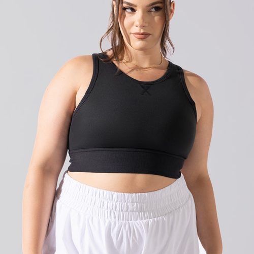 Sweat Sesh Long Bra Black A1004 0467