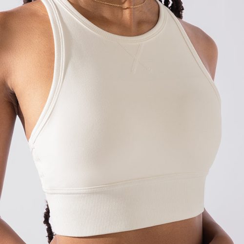 Sweat Sesh Long Bra Cream A1004 0545