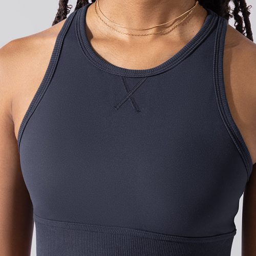 Sweat Sesh Long Bra Smoky Navy A1004 0408