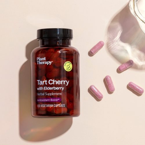 Tart Cherry Elderberry Herbal Supplement 120ct 07