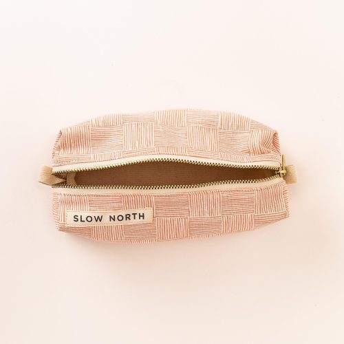 Travel Pouch Pink Pampas Slow North 3