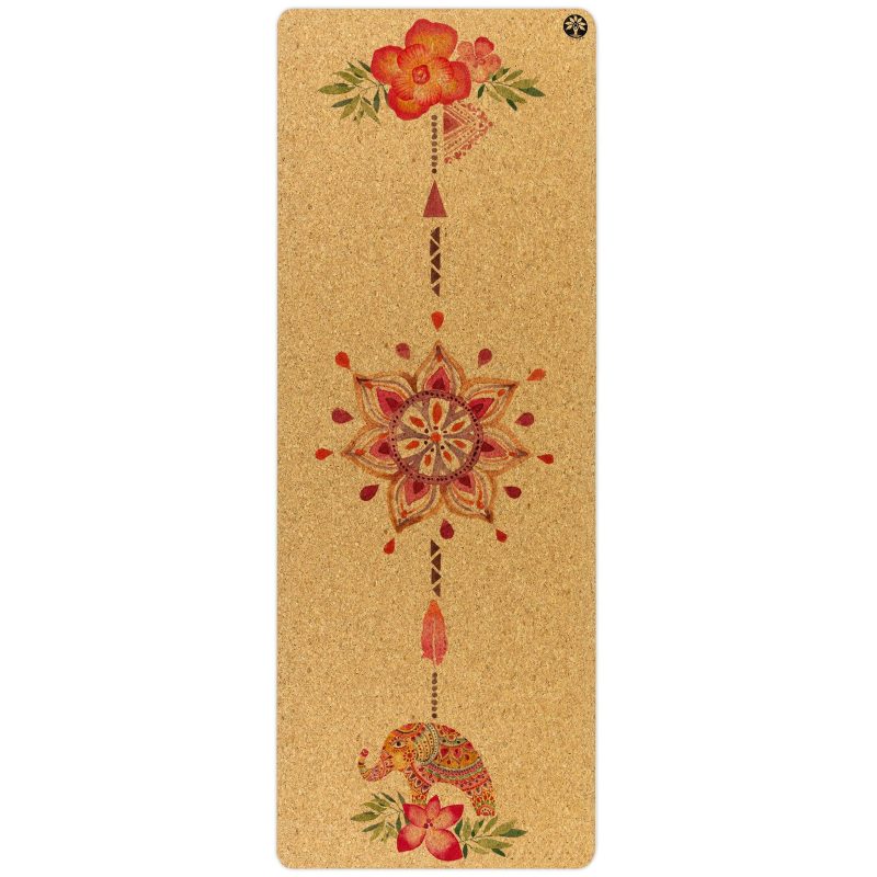 Tropical Vibes Original Cork Yoga Mat