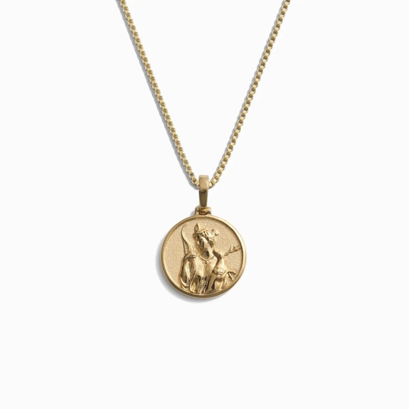 awe inspired necklaces 14k yellow gold vermeil 16 18 mini mini artemis necklace 32787285475380