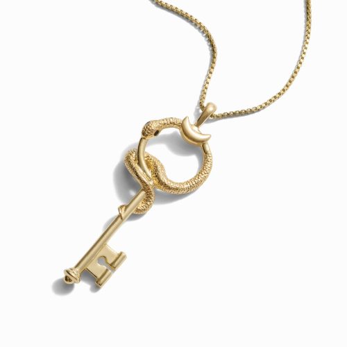 awe inspired necklaces 14k yellow gold vermeil 16 18 the gate of hades key necklace 31001108512820