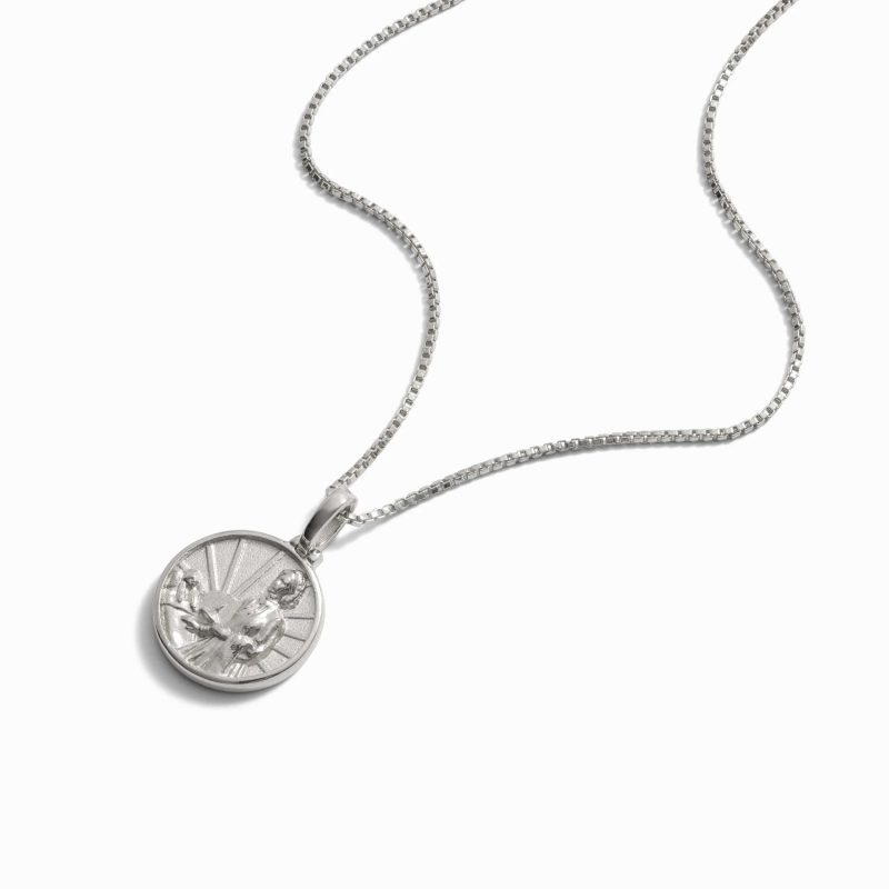 awe inspired necklaces sterling silver 16 18 mini florence nightingale necklace 31247695970356