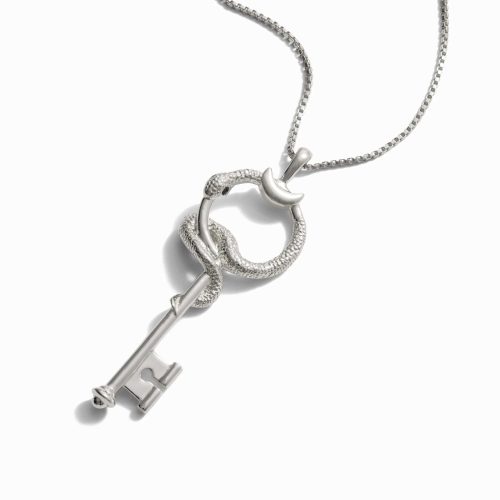 awe inspired necklaces sterling silver 16 18 the gate of hades key necklace 31001108545588