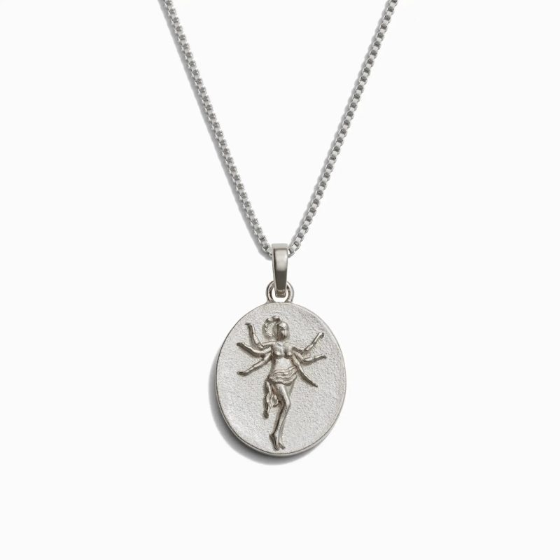 awe inspired necklaces sterling silver scorpio standard zodiac goddess necklace 32914537676852