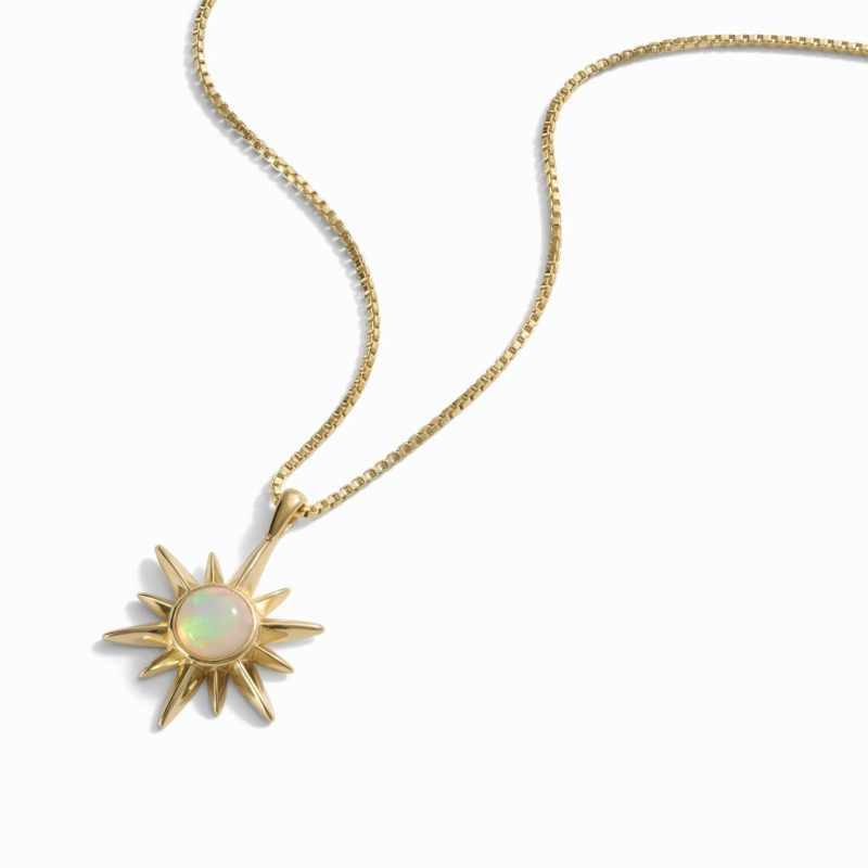 awe inspired opal sun necklace 739880