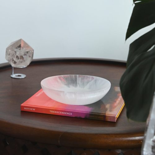 crystalscom selenite bowl 294566