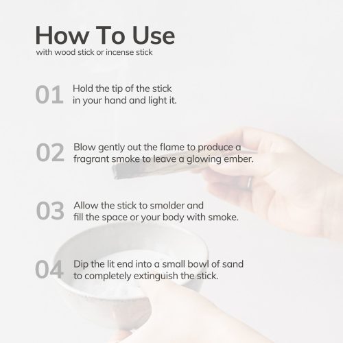 how to use incense cone