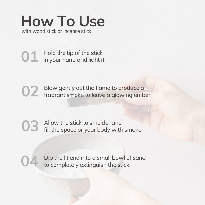 how to use incense black copal