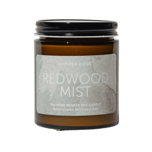 juniper ridge redwood mist essential oil candle 424875