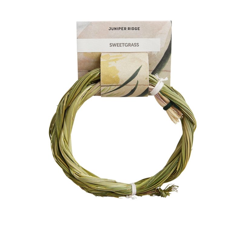 juniper ridge sweetgrass braid natural incense 521917