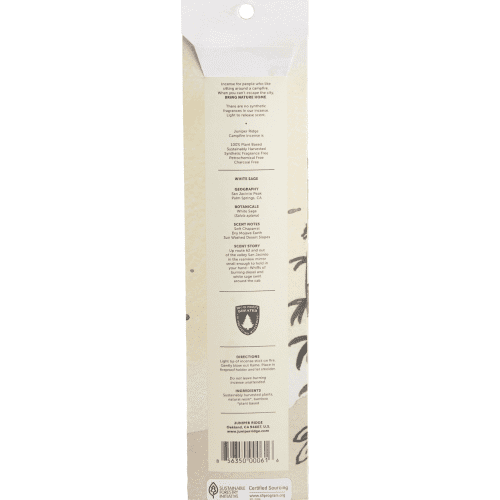 juniper ridge white sage campfire incense 827413