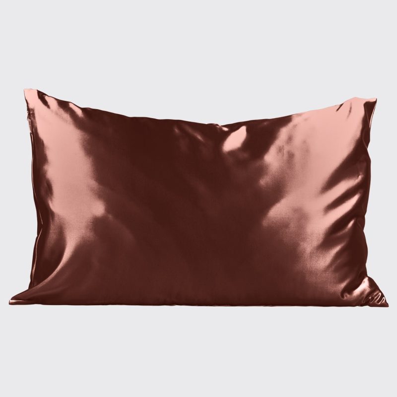 kitsch satin pillowcase chocolate 521720