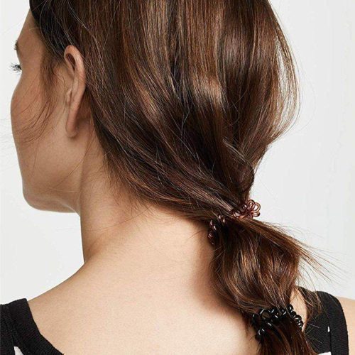 kitsch spiral hair ties 4 pc brunette 622770