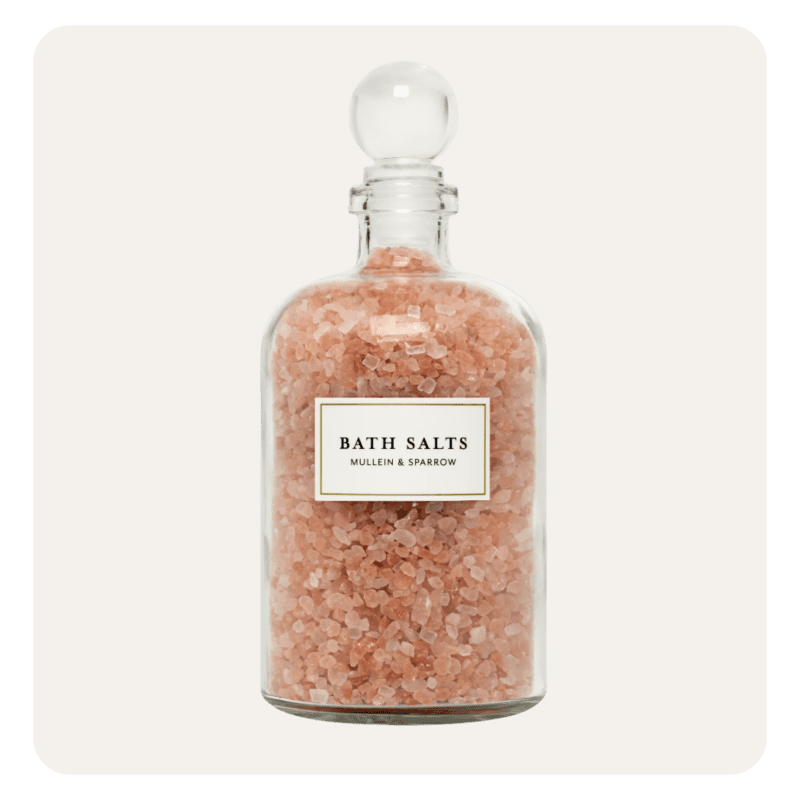 ms skincare rose noir pink himalayan bath salts 518041