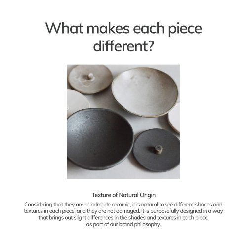 natural texture color incense plate