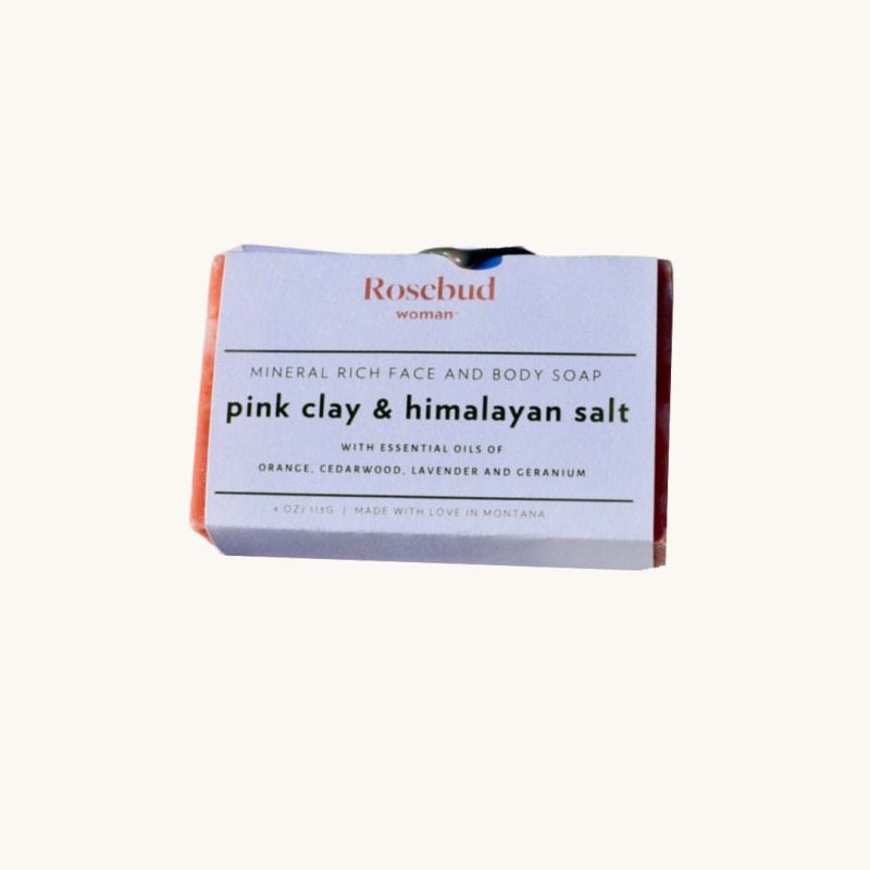 pink clay soap