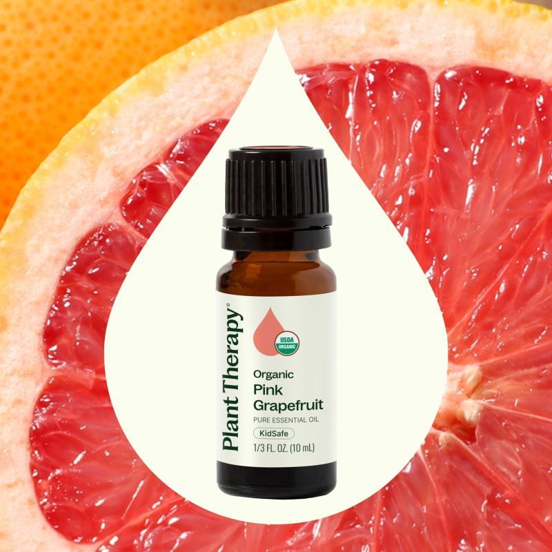 plant therapy organic pink grapefruit essential oil 434932